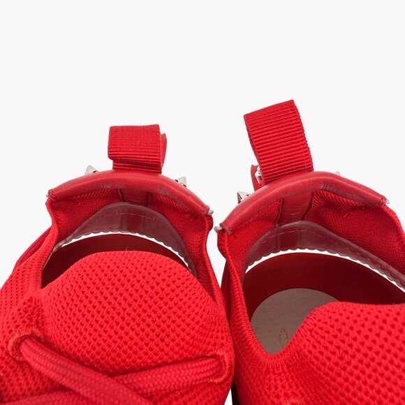 Christian Louboutin Arpoador Red Drawstring Sock Sneakers Size 41 US 11 Women 65 - Picture 5 of 15